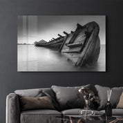 Shipwreck | Glass Wall Art - ArtDesigna Glass Printing Wall Art