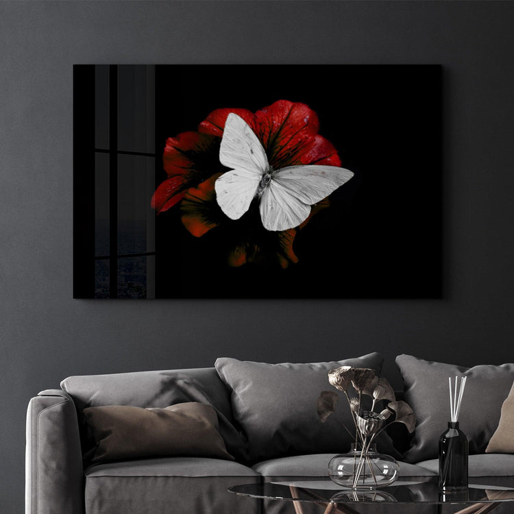 ・"Butterfly 3"・Glass Wall Art - ArtDesigna Glass Printing Wall Art