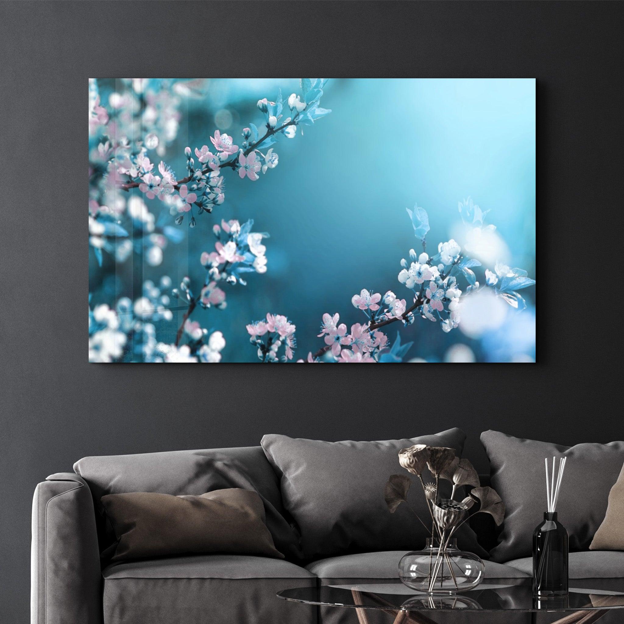 Spring Flowers | Glass Wall Art - ArtDesigna Glass Printing Wall Art