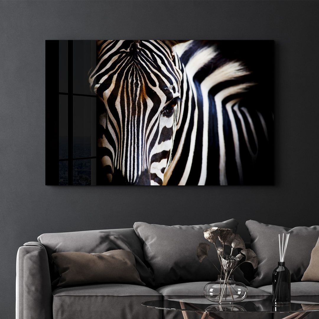 ・"Zebra"・Glass Wall Art - ArtDesigna Glass Printing Wall Art