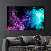 Colored Smoke | Glass Wall Art - ArtDesigna Glass Printing Wall Art