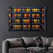 Colored Doors | Glass Wall Art - ArtDesigna Glass Printing Wall Art
