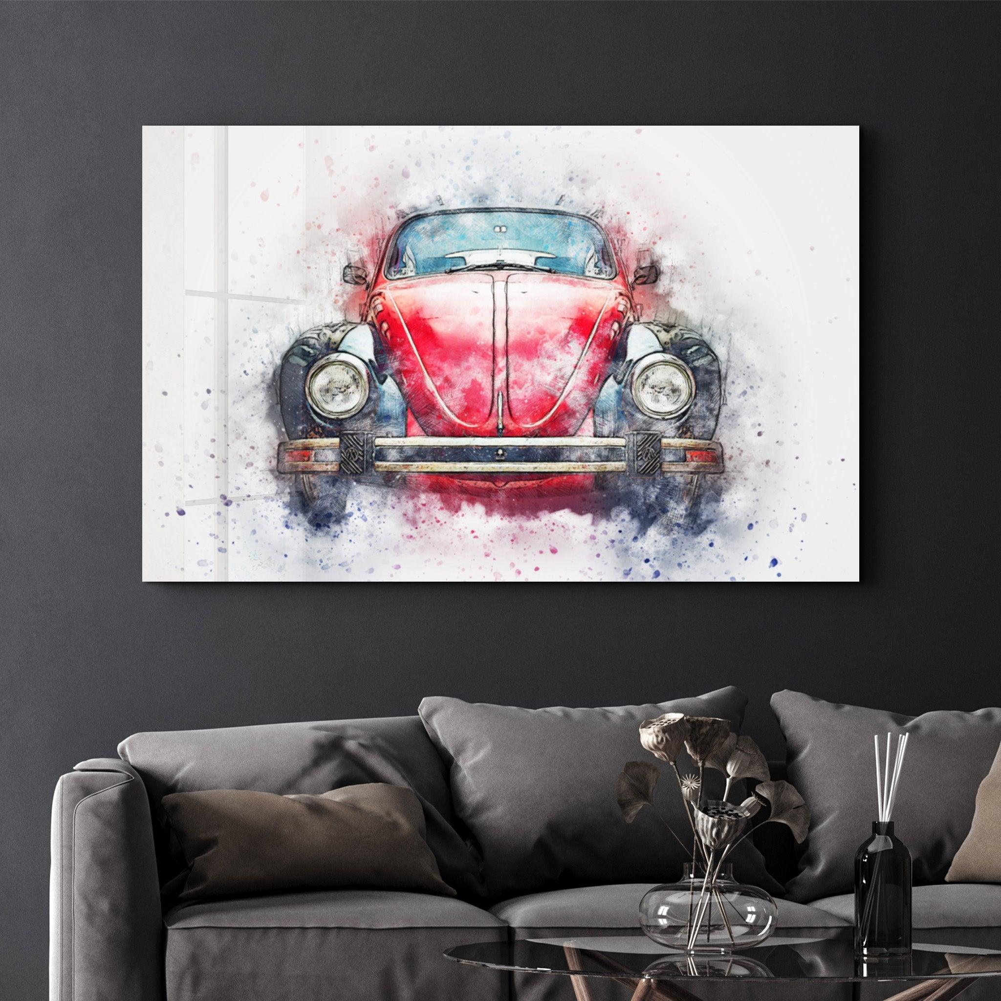 The Car | Glass Wall Art - ArtDesigna Glass Printing Wall Art