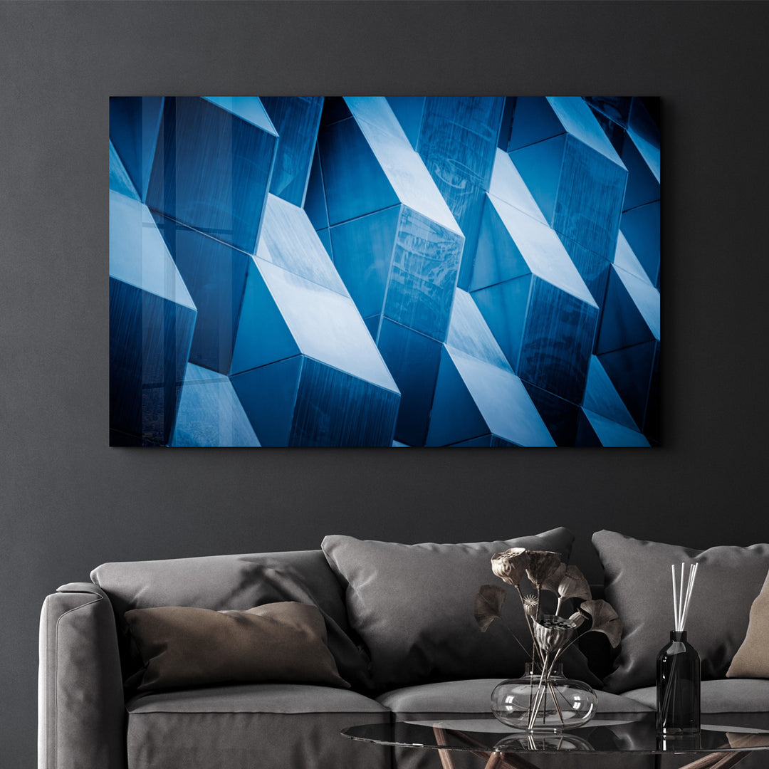 ・"Geometric Shapes"・Glass Wall Art - ArtDesigna Glass Printing Wall Art