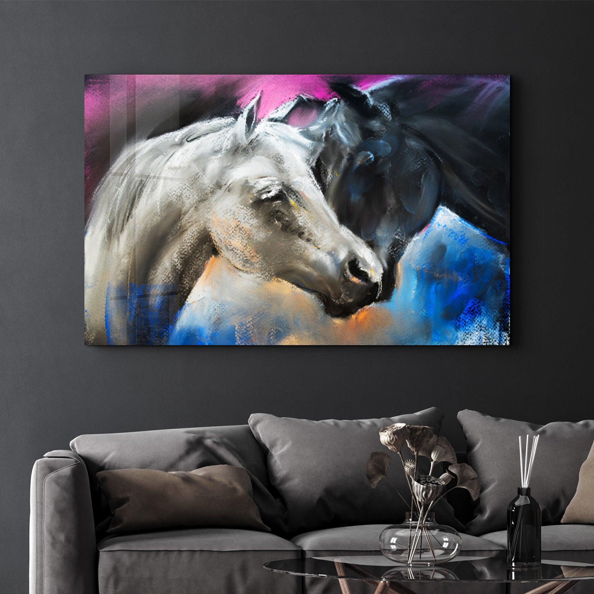 Horse | Glass Wall Art - ArtDesigna Glass Printing Wall Art