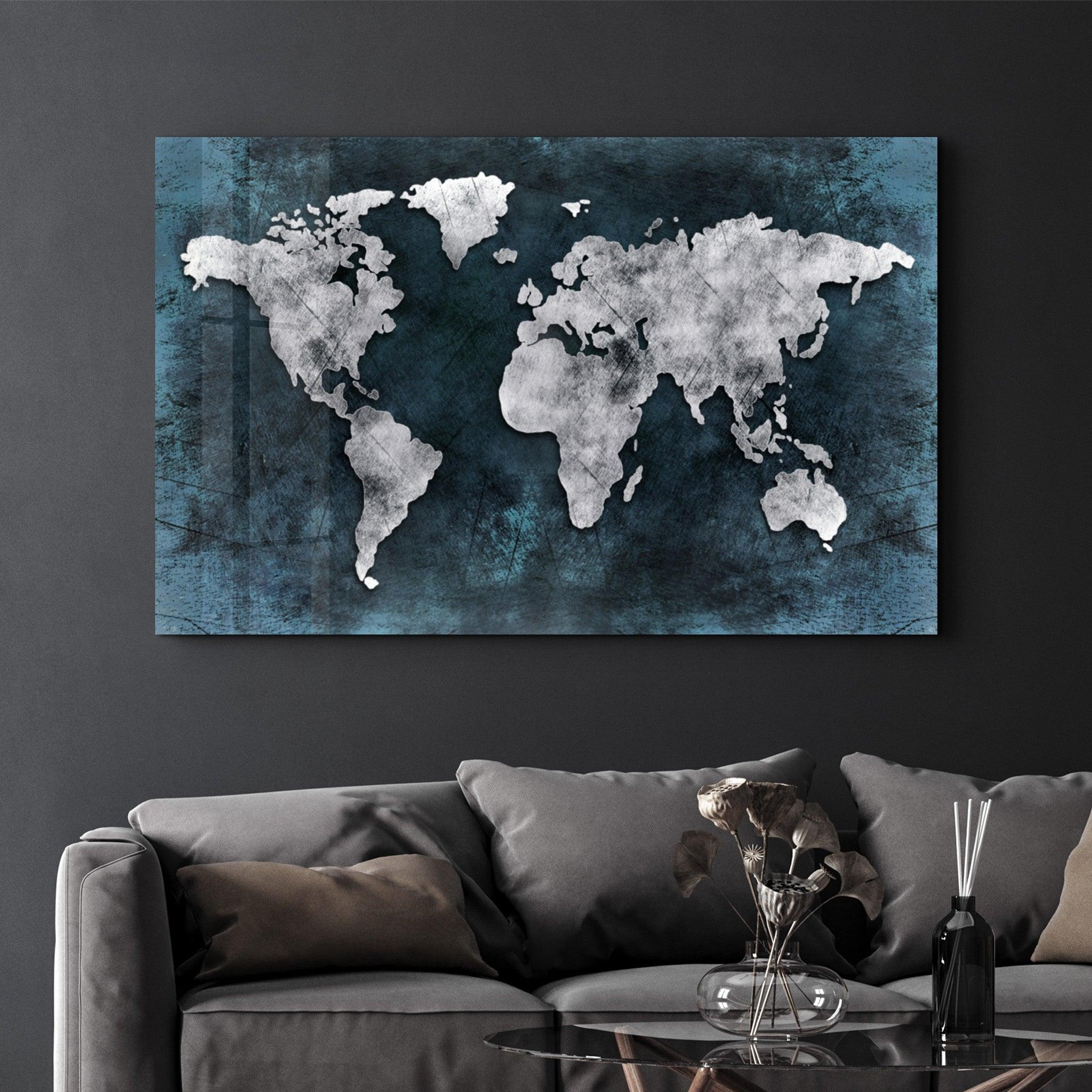 World Map Canvas Art selling