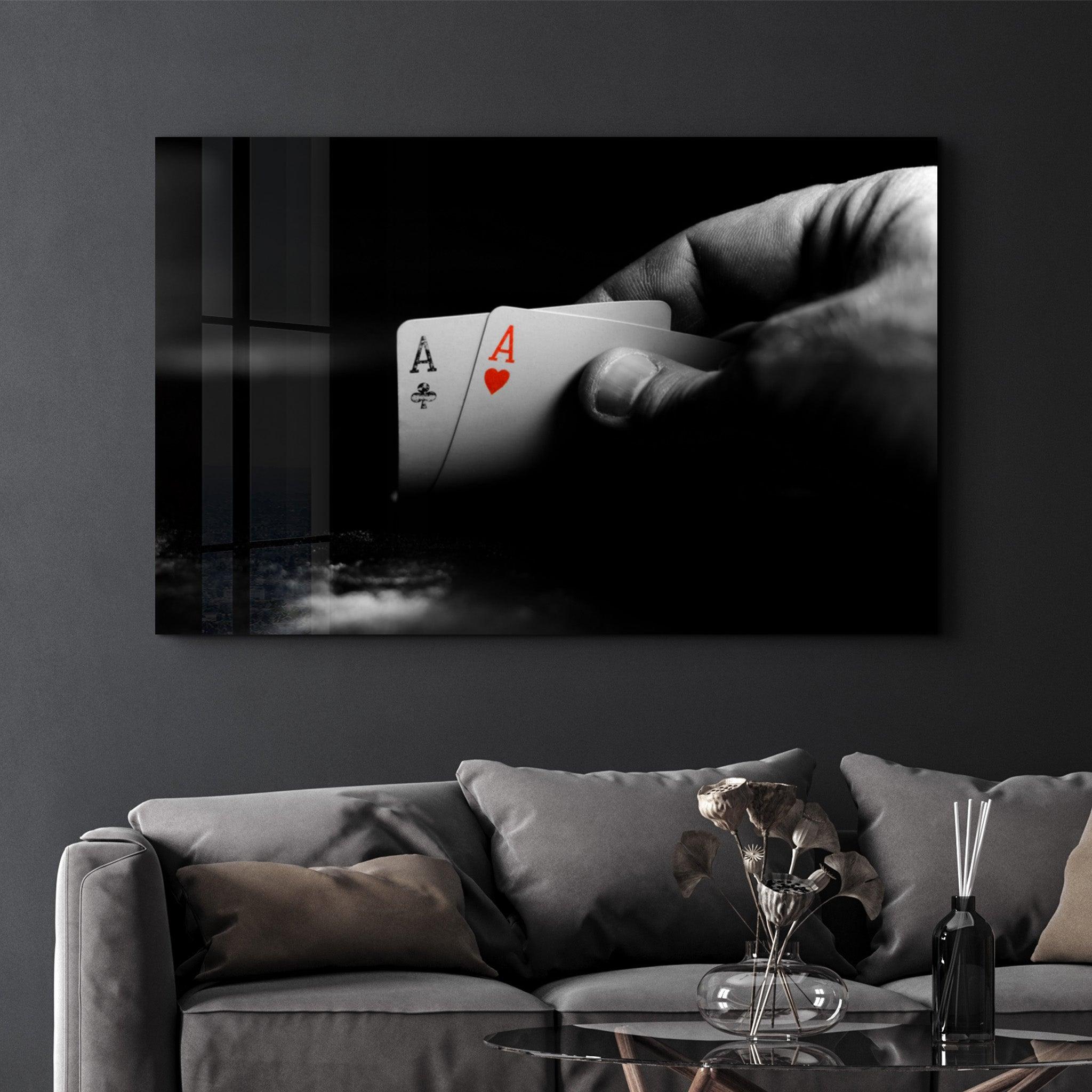 Poker | Glass Wall Art - ArtDesigna Glass Printing Wall Art