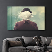 Smoke Head | Glass Wall Art - ArtDesigna Glass Printing Wall Art