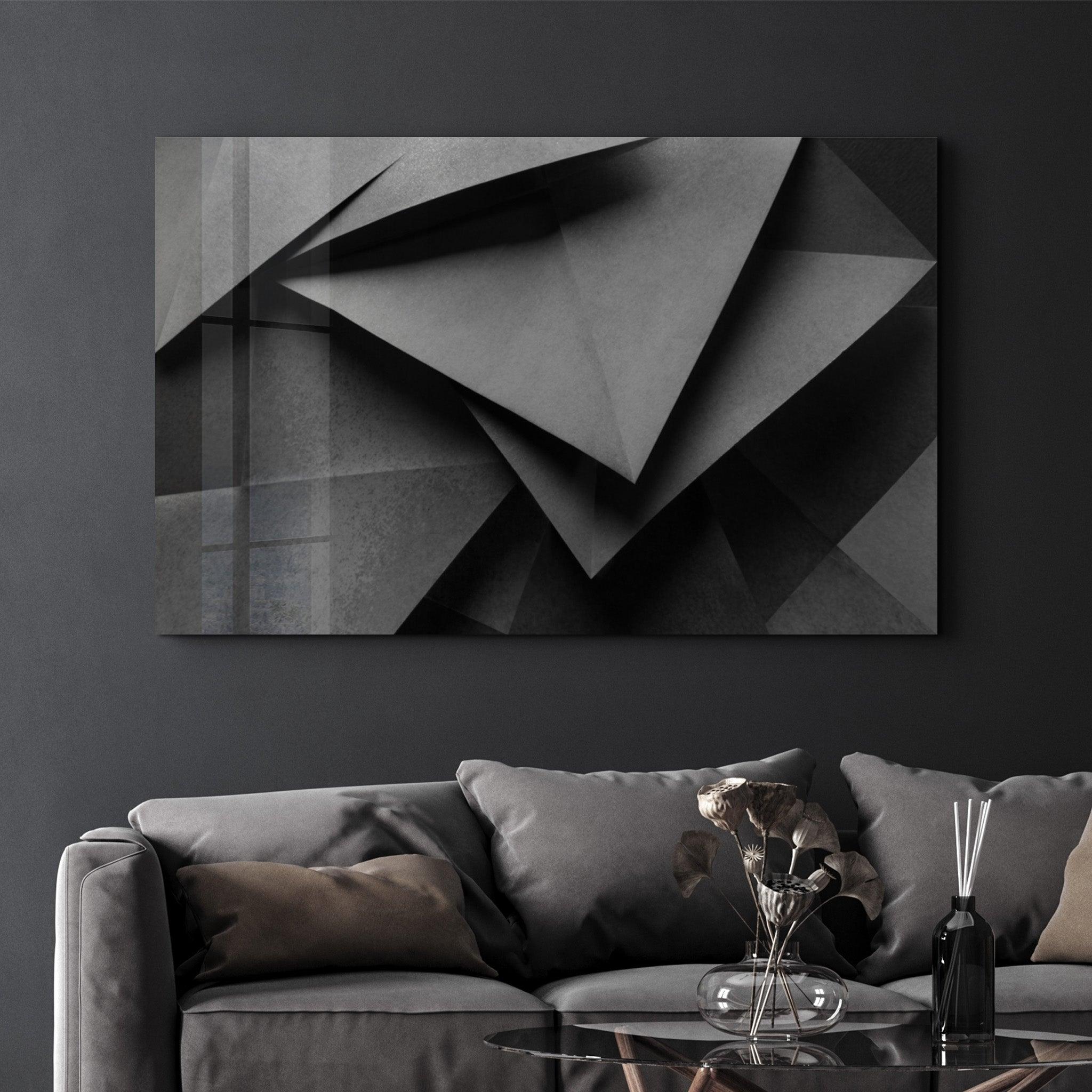 Black Paper | Glass Wall Art - ArtDesigna Glass Printing Wall Art