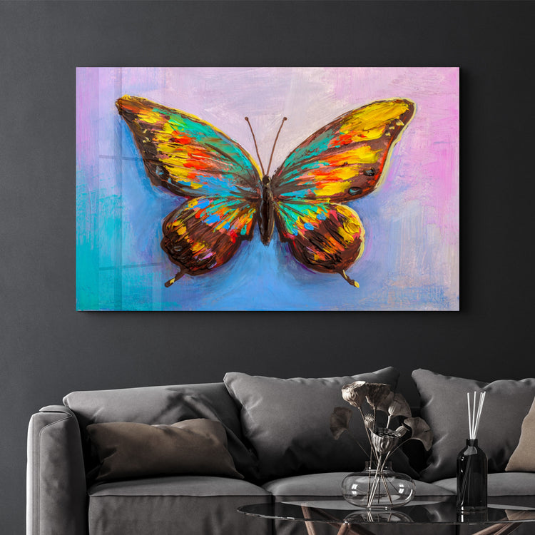 ・"Butterfly 4"・Glass Wall Art - ArtDesigna Glass Printing Wall Art