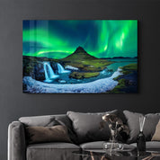 Aurora Borealis - Northern Lights Glass Wall Art - ArtDesigna Glass Printing Wall Art