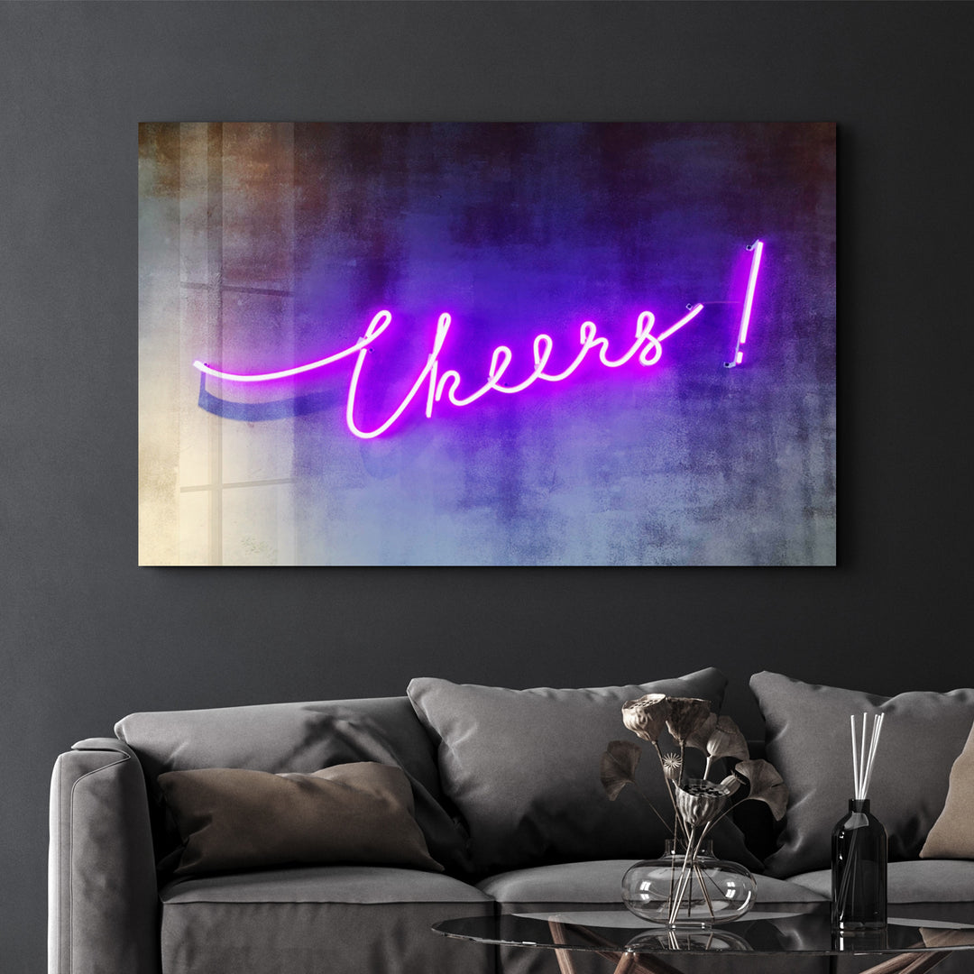 ・"Cheers!"・Glass Wall Art - ArtDesigna Glass Printing Wall Art