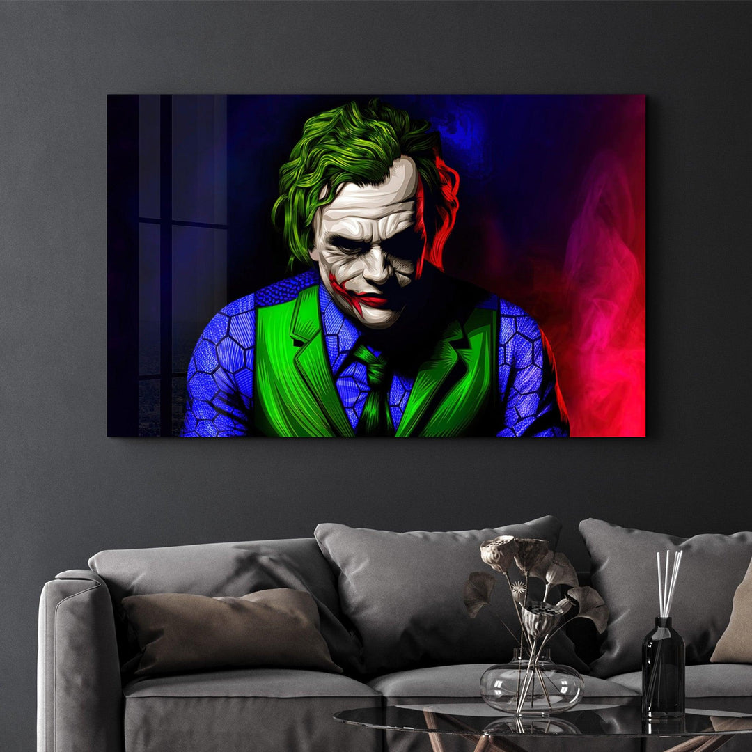 ・"Joker V1"・Glass Wall Art - ArtDesigna Glass Printing Wall Art