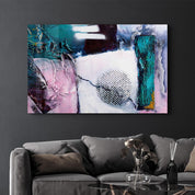 Abstract Patch | Glass Wall Art - ArtDesigna Glass Printing Wall Art