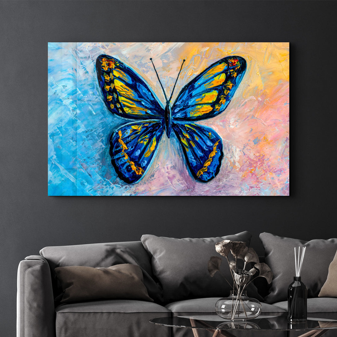 ・"Butterfly 6"・Glass Wall Art - ArtDesigna Glass Printing Wall Art