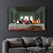 The Last Supper - Pulp Fiction | Glass Wall Art - ArtDesigna Glass Printing Wall Art