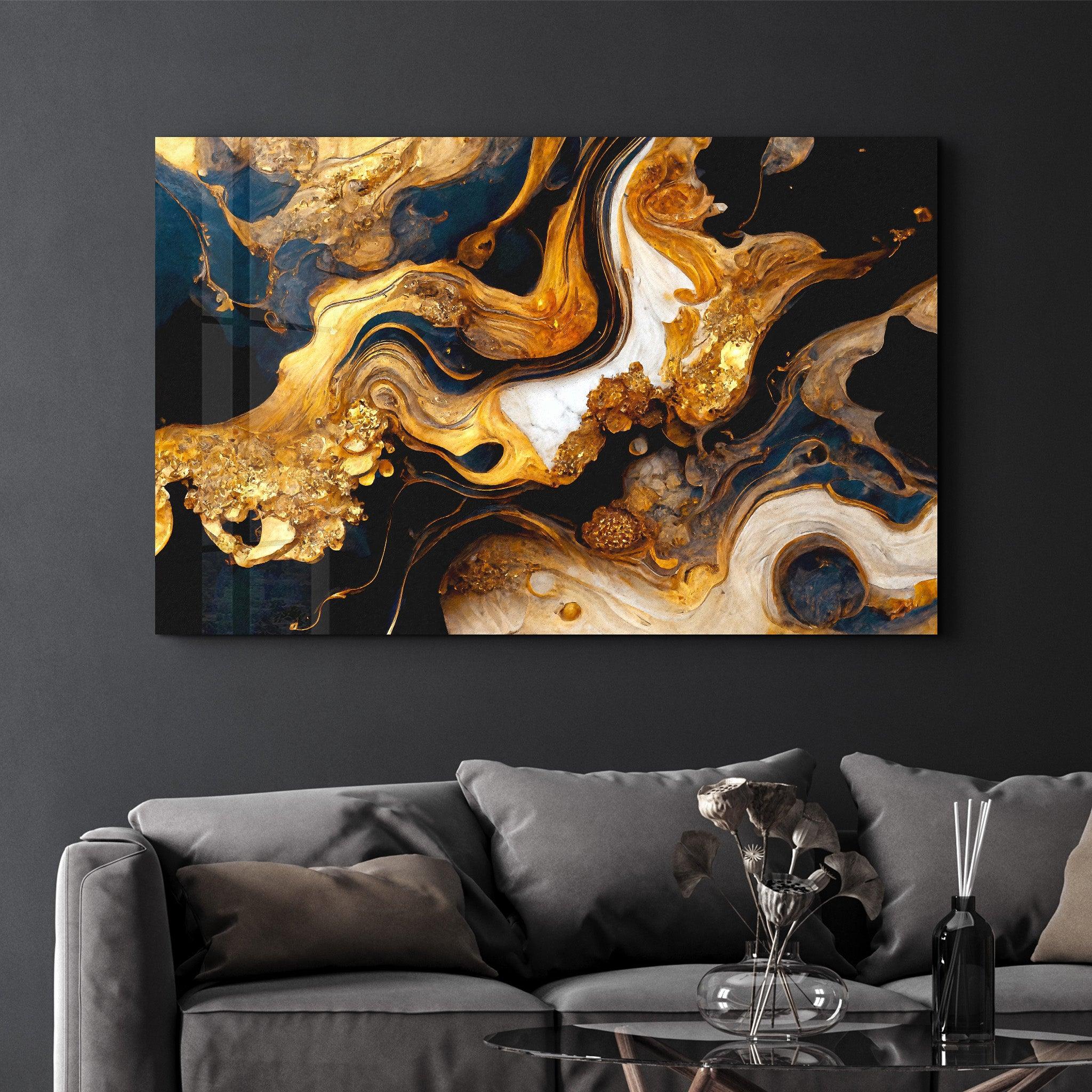 Marble Collection H12 | Glass Wall Art - Artdesigna