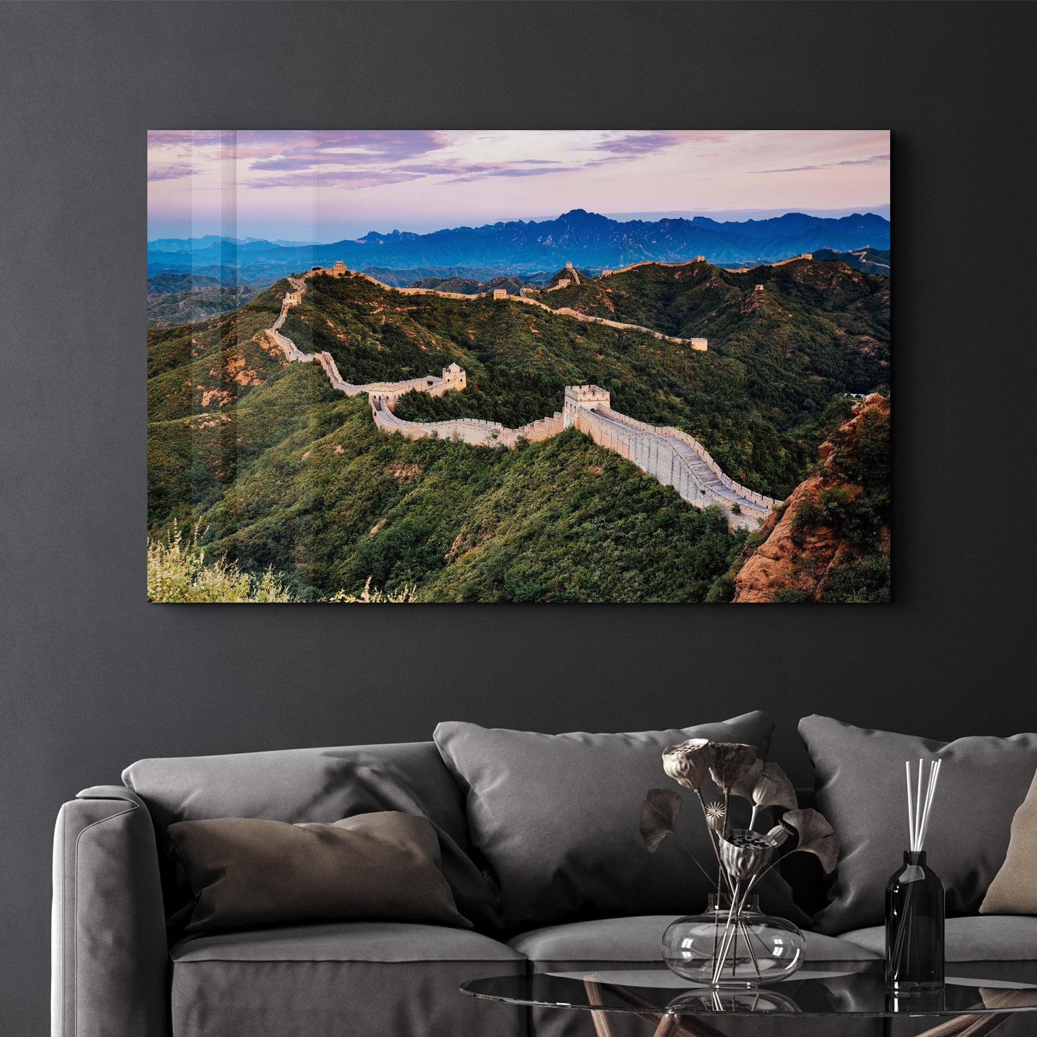 The Great Wall of China | Glass Wall Art - ArtDesigna Glass Printing Wall Art