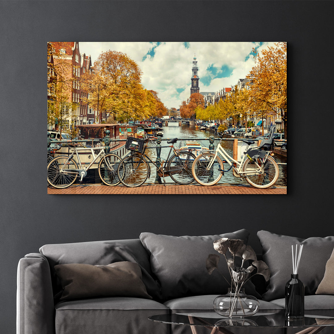 ・"Amsterdam"・Glass Wall Art - ArtDesigna Glass Printing Wall Art
