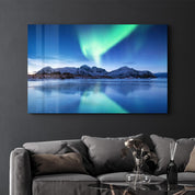 Reflection Of The Northern Lights | Glass Wall Art - ArtDesigna Glass Printing Wall Art