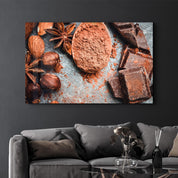 Almond And Chocolate | Glass Wall Art - ArtDesigna Glass Printing Wall Art