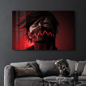 The Evil Behind The Red | Glass Wall Art - ArtDesigna Glass Printing Wall Art