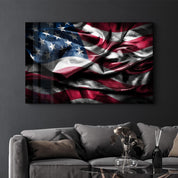 Flag of the U.S. | Glass Wall Art - ArtDesigna Glass Printing Wall Art