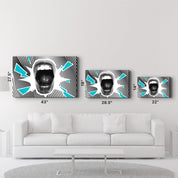 Abstract Scream | Glass Wall Art - ArtDesigna Glass Printing Wall Art