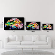 Colorful Eagle | Glass Wall Art - ArtDesigna Glass Printing Wall Art