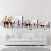 Abstract City View | Glass Wall Art - ArtDesigna Glass Printing Wall Art