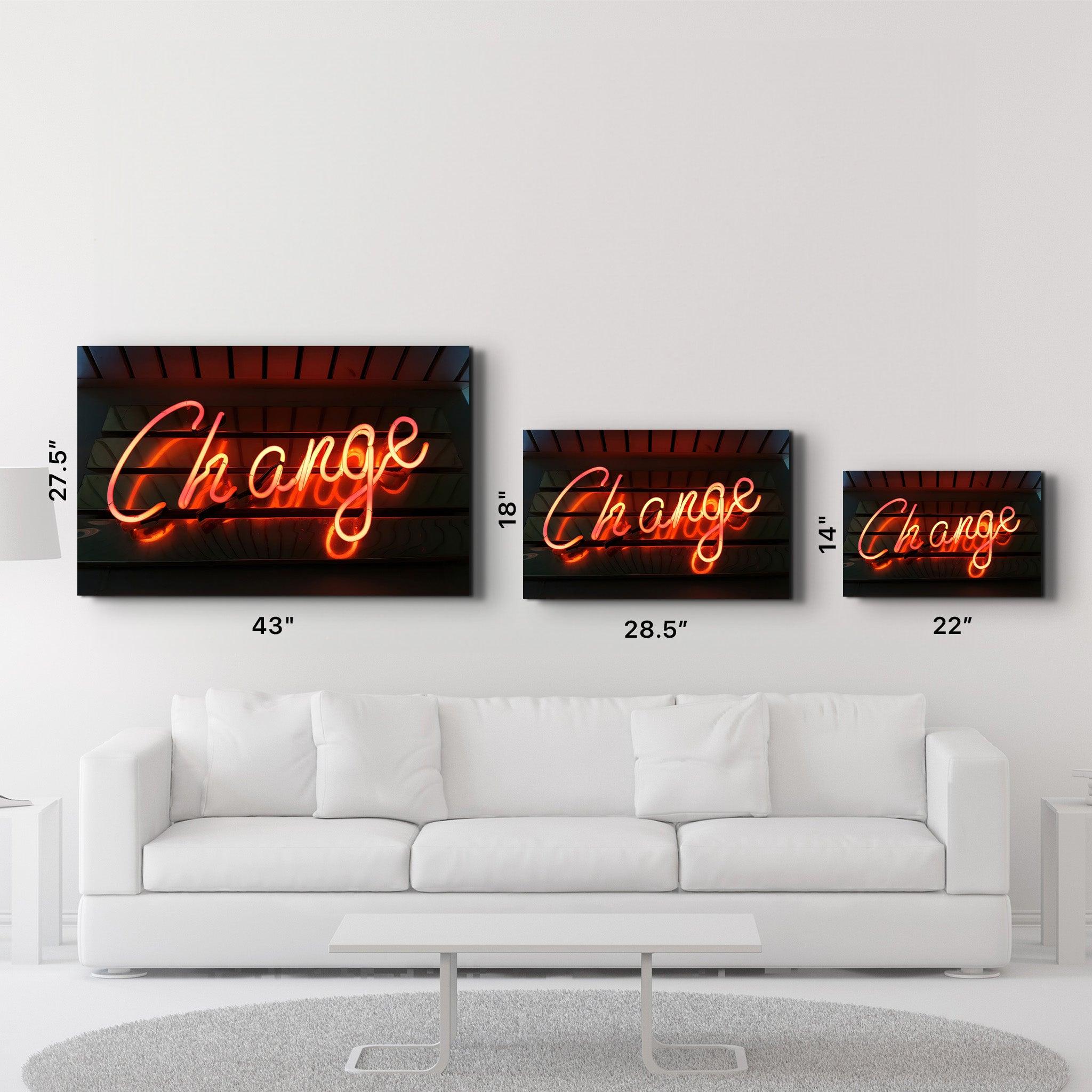 Change | Glass Wall Art - ArtDesigna Glass Printing Wall Art