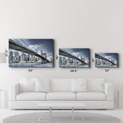 Brooklyn Bridge | Glass Wall Art - Artdesigna