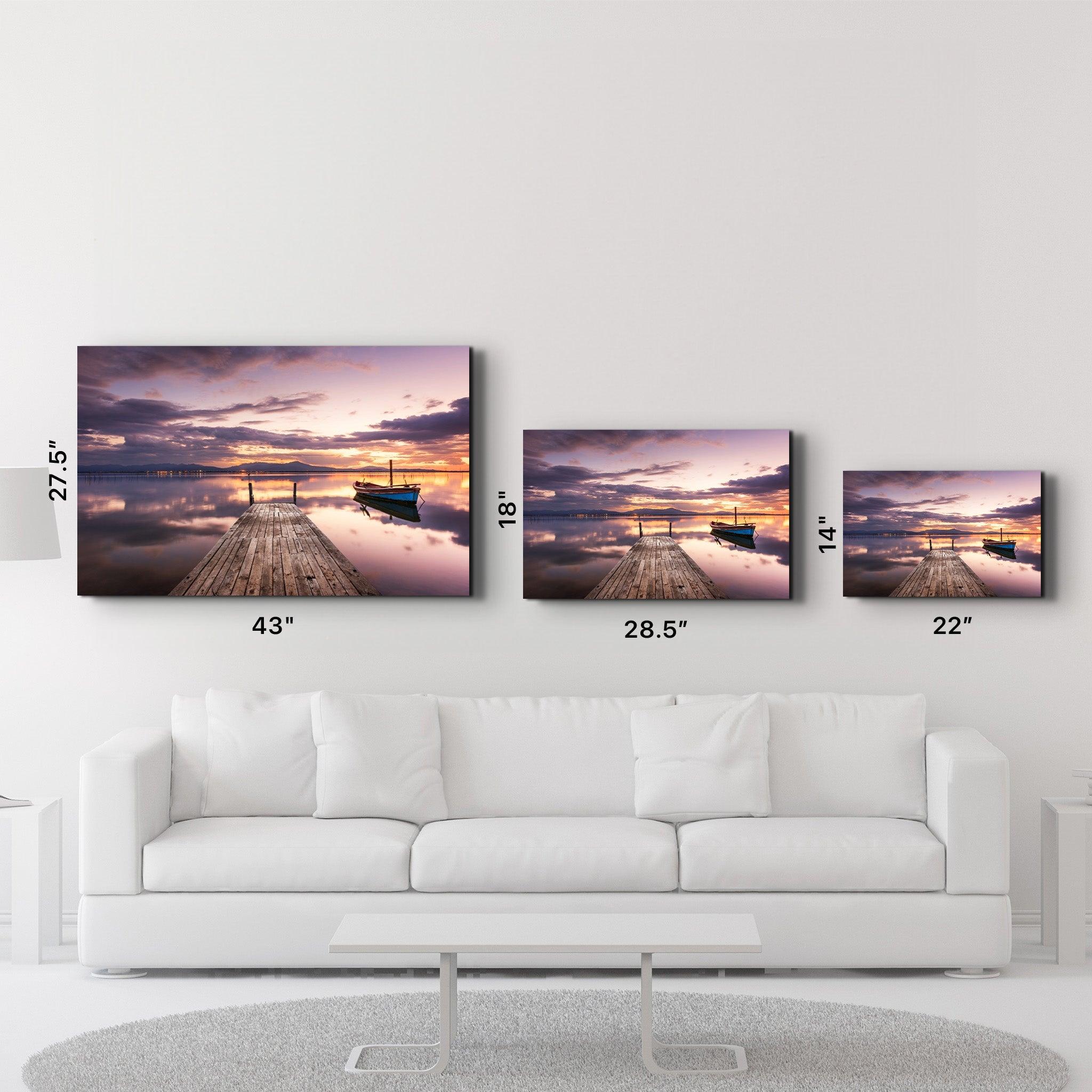 Pier 10 | Glass Wall Art - Artdesigna