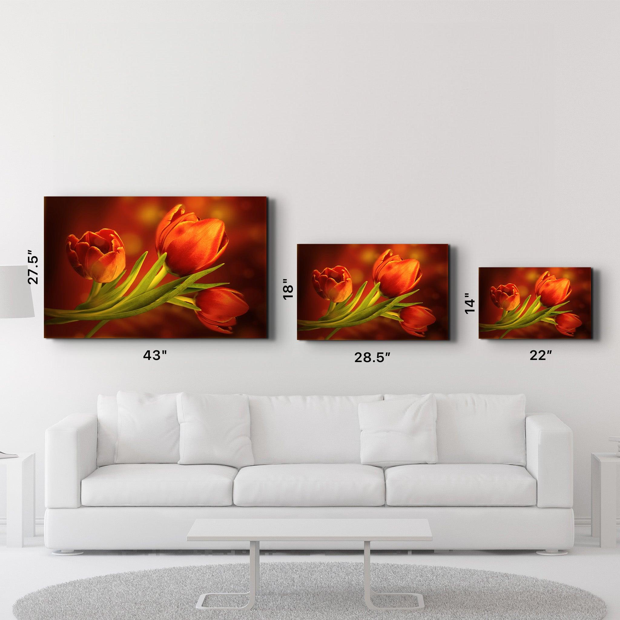 Embers of Spring | Glass Wall Art - Artdesigna