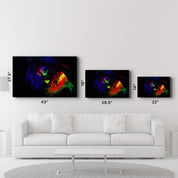 Glowing in the Dark | Glass Wall Art - Artdesigna