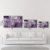Code of Purple | Glass Wall Art - ArtDesigna Glass Printing Wall Art
