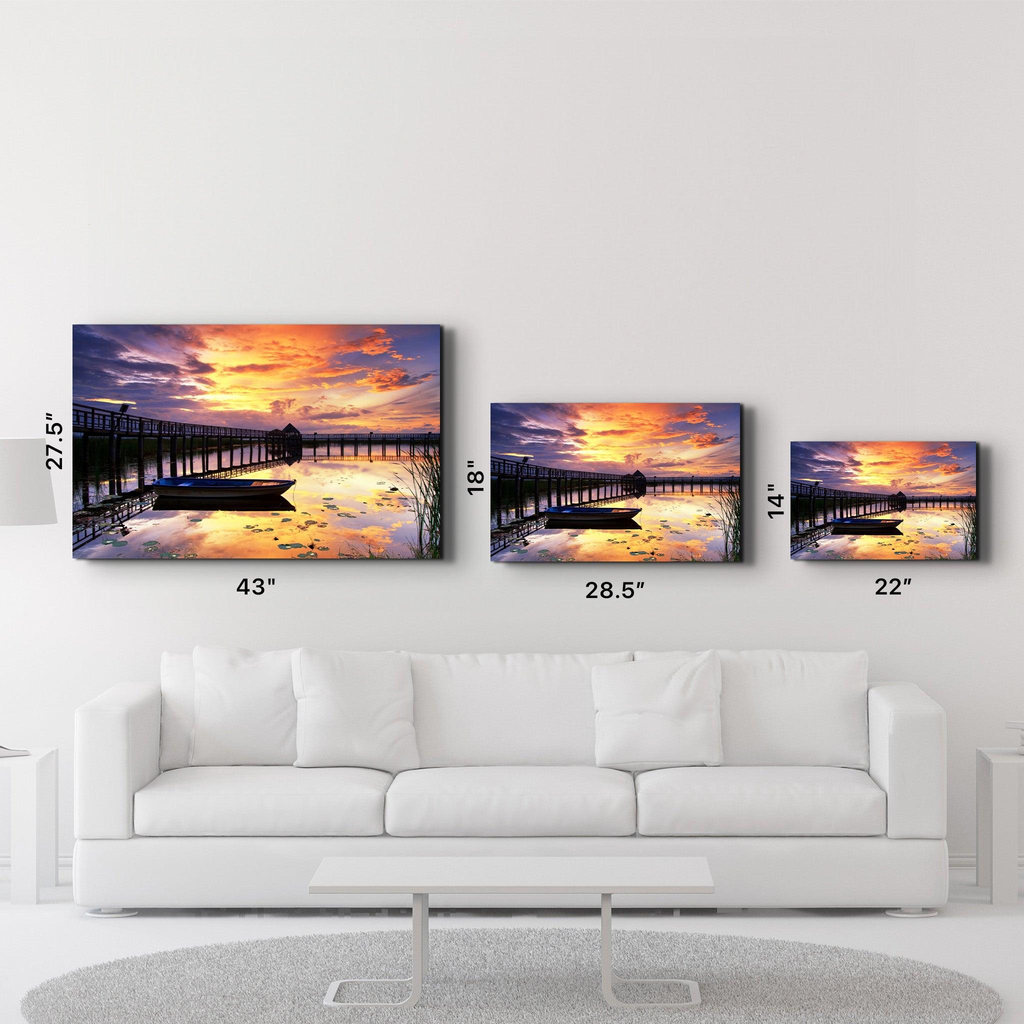 Sunset 2 | Glass Wall Art - ArtDesigna Glass Printing Wall Art