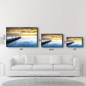 Sunset on the Beach | Glass Wall Art - ArtDesigna Glass Printing Wall Art