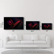 Red Leaf | Glass Wall Art - ArtDesigna Glass Printing Wall Art
