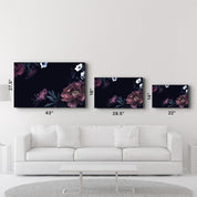 Floral Pattern | Glass Wall Art - Artdesigna