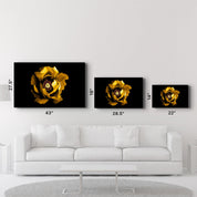 Yellow Rose 2 | Glass Wall Art - ArtDesigna Glass Printing Wall Art