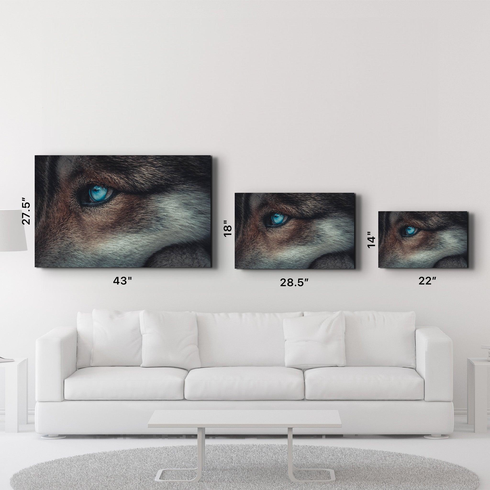 Foxblue | Glass Wall Art - Artdesigna