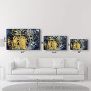 Yellow Abstract Pattern V2 | Glass Wall Art - ArtDesigna Glass Printing Wall Art