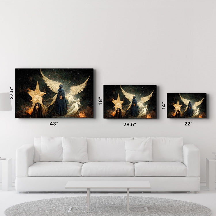 Angels of the Secret World | Secret World Collection Glass Wall Art - ArtDesigna Glass Printing Wall Art