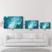 Marble Collection H15 - Ocean | Glass Wall Art - ArtDesigna Glass Printing Wall Art