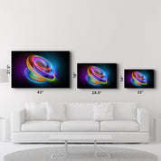 Neon Lines 2 | Glass Wall Art - ArtDesigna Glass Printing Wall Art