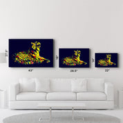 Colormix Tiger 2 | Glass Wall Art - Artdesigna