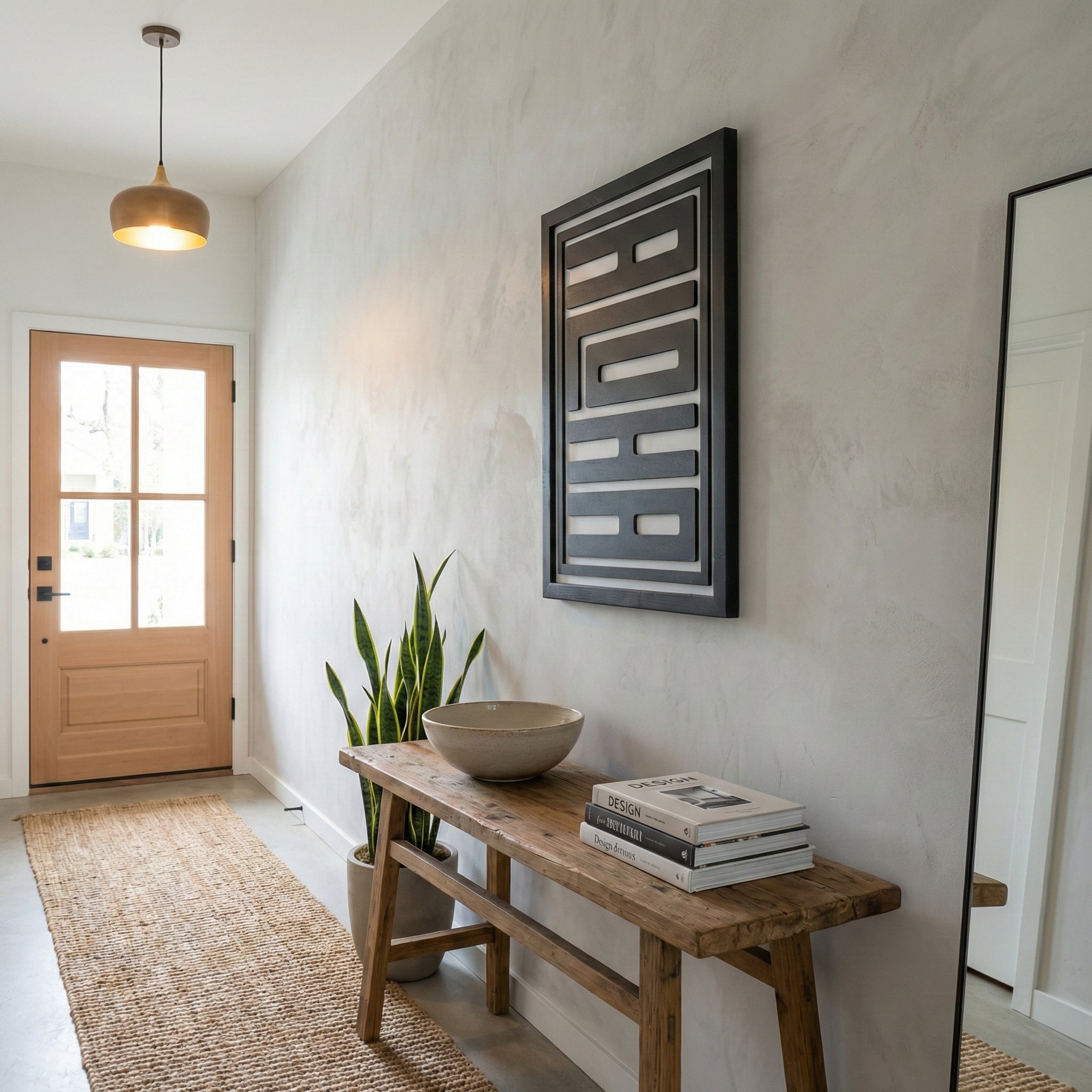 ALOHA – Modern Wooden Typography Wall Art