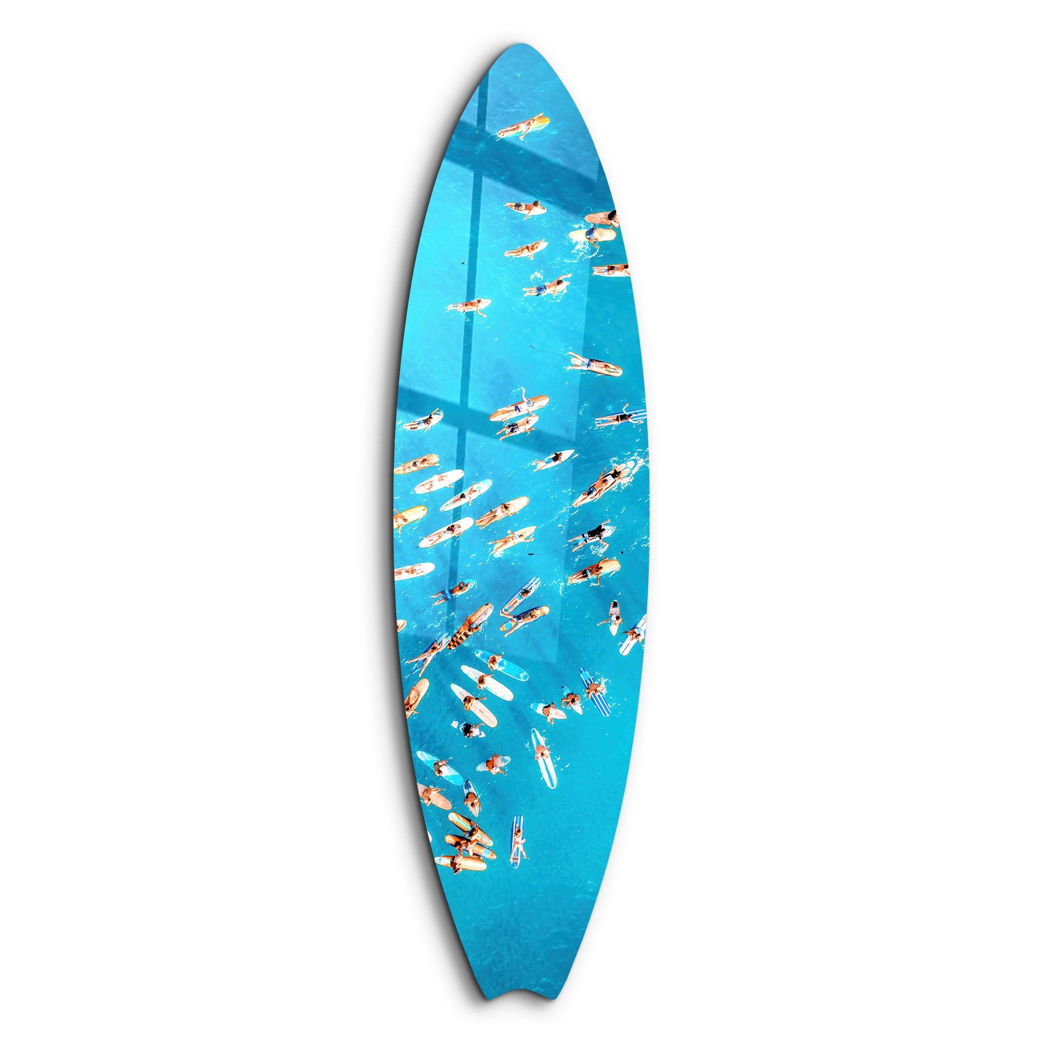 Artdesigna Surf's Up Surfboard Wall Art
