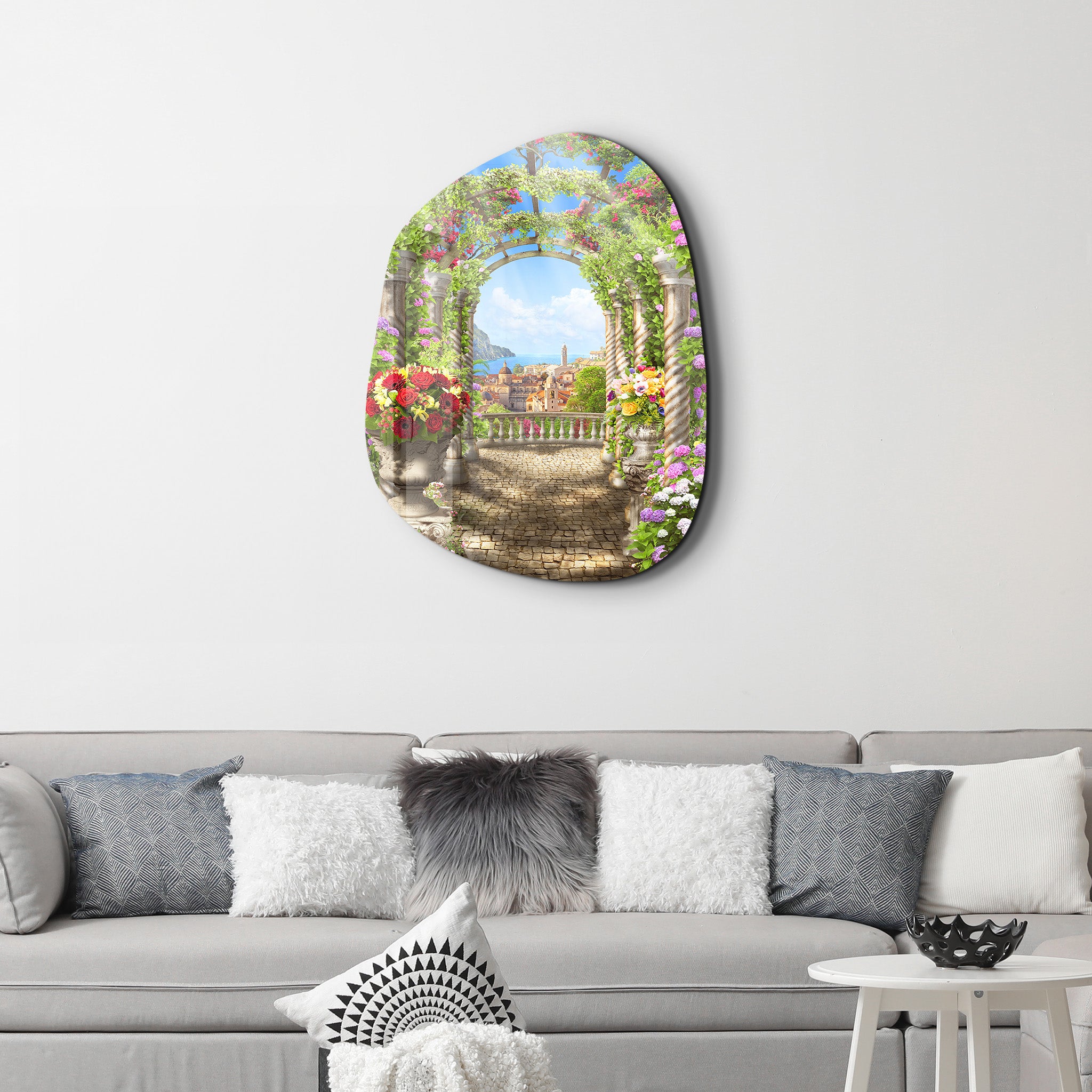 Garden Archway – Amorphous Glass Wall Art
